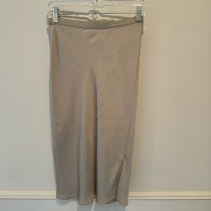 Anine Bing Nude Slip Skirt